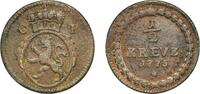 Electors of the Palatinate &frac12; Kreuzer 1775 Mannheim Mint Germany Electors... 19.08 US$  +  17.34 US$ shipping