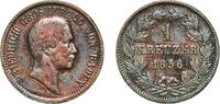 Grand Duchy of Baden 1 Kreuzer 1856 Staatliche M&uuml;nze Baden-W&uuml;rt Germany ... 7.63 US$  +  17.34 US$ shipping