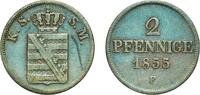 Kingdom of Saxony 2 Pfennigs 1855 F Dresden Mint Germany Kingdom of Saxo... 10.17 US$  +  17.34 US$ shipping