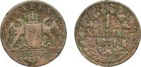 Grand Duchy of Baden 1 Kreuzer 1871 Staatliche M&uuml;nze Baden-W&uuml;rt Germany ... 5.09 US$  +  17.34 US$ shipping
