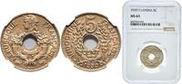 French Indochina 5 Cents 1939 Paris Mint French Indochina French colony ... 642.10 元  ＋  108.96 元 运费