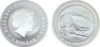 Australia 1 Dollar Australia Commonwealth Elizabeth II 2014 P 1 Dollar Australian Saltwater Crocodile -