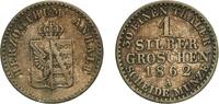 Duchy of Anhalt-Bernburg 1 Silbergroschen Germany Duchy of Anhalt-Bernburg German states 1862 A 1 Silbergroschen - Alexander Charles (Joint Coinage) Billon (.222 silver) -