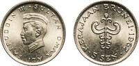 Brunei 5 Sen Brunei Darussalam 1967 5 Sen - Omar Ali Saifuddin III Copper-nickel (75% Copper, 25% Nickel) Royal Mint (Tower Hill) (1500000) 1 -