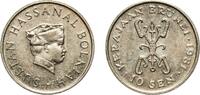 Brunei 10 Sen Brunei Darussalam 1981 10 Sen - Hassanal Bolkiah (1st portrait; w/o numeral 'I' in title) Copper-nickel (75% Copper, 25% Nickel) -