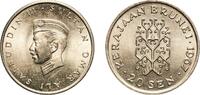 Brunei 20 Sen Brunei Darussalam 1967 20 Sen - Omar Ali Saifuddin III Copper-nickel (75% Copper, 25% Nickel) Royal Mint (Tower Hill) (2130000) -