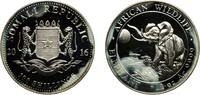 Somalia 100 Shillings Somalia Republic 2016 100 Shillings (Elephant; Silver) Silver (.9999) Munich Mint 31.23g PF KM 262 -