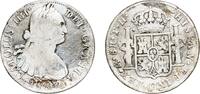 Mexico 8 Reales Mexico Spanish colony 1807 Mo TH 8 Reales - Carlos IV Silver (.896) Mexican Mint 26.36g VF KM 109 -