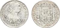 Mexico 8 Reales Mexico Spanish colony 1791 Mo FM 8 Reales - Carlos IV Silver (.896) Mexican Mint 26.72g XF KM 109 -