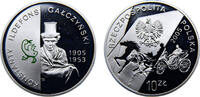 Poland 10 Złotych Poland Third Republic 2005 MW 10 Złotych Konstanty Ildefons Gałczyński, The 100th Anniversary of the Birth -