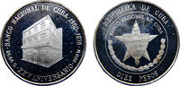 Cuba 10 Pesos Cuba Second Republic 1975 10 Pesos 25th anniversary of National Bank -