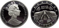 Gibraltar 21 ECUs Gibraltar British colony Elizabeth II 1993 PM 21 ECUs End of Construction of the Euro-Tunnel -