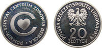 Poland 20 Złotych Poland People's Republic 1979 MW Próba 20 Złotych (Memorial Hospital Center; Trial Strike) Copper-nickel Warsaw mint (30000) 10. -