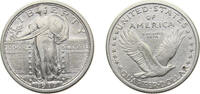 United States ¼ Dollar United States Federal republic 1917D ¼ Dollar Standing Liberty Quarter (No Stars Below Eagle) Silver (.900) (.100 copper) Denv -