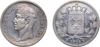 France 5 Francs France Kingdom 1828 W 5 Francs - Charles X (2nd type) Silver (.900) Lille Mint (9606941) 25g AU F311 Gad644 KM728.13 -