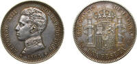 Spain 1 Peseta Spain Kingdom 1903 *19-03 SMV 1 Peseta - Alfonso XIII (4th portrait) Silver (.835) Madrid Mint (10602000) 5g XF KM721 Cal49 -