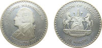 Lesotho 10 Maloti Lesotho Kingdom 1982 10 Maloti - Moshoeshoe II (George Washington) Silver (.500) (7355) 31.1g PF KM 40 Schön 44 -