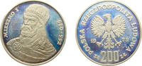 Poland 200 Złotych Poland People's Republic 1979 MW 200 Złotych (Duke Mieszko I) Silver (.750) Warsaw Mint (12150) 17.6g PF Y 101 ParM 307 Fischer -