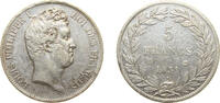 France 5 Francs France Kingdom 1831 D 5 Francs - Louis-Philippe I (with I - engraved edge) Silver (.900) Lyon Mint (3458035) 25.18g XF F 315 Gad -