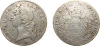 France 120 Sols France Kingdom 1759 A 1 Écu - Louis XV Silver (.917) Paris Mint 29g VF Dy royales 1680 GadR 322 Dav ECT 1331 KM 512 Ciani 2122 -