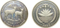 Bangladesh 1 Taka Bangladesh People's Republic 1993 1 Taka (Endangered Wildlife) Silver (.925) (15000) 31.35g PF KM 15 Schön 18 -
