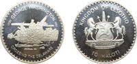 Lesotho 10 Maloti Lesotho Kingdom 1982 10 Maloti - Moshoeshoe II (George Washington) Silver (.500) (15000) 31.1g PF KM 42 Schön 46 -