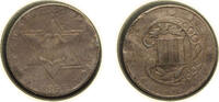 United States 3 Cents United States Federal republic 1856 3 Cents (type 2 - two lines bordering star) Silver (.900) (.100 copper) Philadelphia Mint (1 -