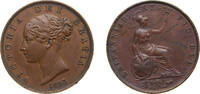 Great Britain ½ Penny Great Britain United Kingdom 1853 ½ Penny - Victoria (1st portrait) Copper (1559000) 9.3g AU KM 726 Sp 3949 -
