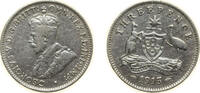 Australia 3 Pence Australia Commonwealth 1915 3 Pence - George V Silver (.925) Royal Mint (Tower Hill) (800000) 1.41g XF KM 24 -