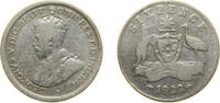 Australia 6 Pence Australia Commonwealth 1922 6 Pence - George V Silver (.925) (1488000) 2.82g VF KM 25 -