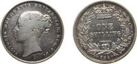 Great Britain 1 Shilling Great Britain United Kingdom 1840 1 Shilling - Victoria (1st portrait; 'Young Head') Silver (.925) (1639400) 5.66g VF KM 734 Sp -