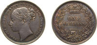 Great Britain 1 Shilling Great Britain United Kingdom 1873 1 Shilling - Victoria (1st portrait; 'Young Head') Silver (.925) (6489500) 5.66g au KM 734 Sp -