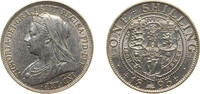 Great Britain 1 Shilling Great Britain United Kingdom 1895 1 Shilling - Victoria (3rd portrait; 'Old Head') Silver (.925) (8880600) 5.66g AU KM 780 Sp 39 -