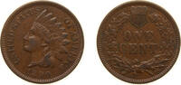 United States 1 Cent United States Federal republic 1890 1 Cent Indian Head Cent Bronze (.950 copper, .050 tin and zinc) Philadelphia Mint (5718011 -