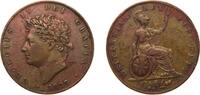 Great Britain ½ Penny Great Britain United Kingdom 1827 ½ Penny - George IV Copper Royal Mint (Tower Hill) (5376000) 9.54g XF KM 692 Sp 3824 -