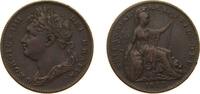 Great Britain 1 Farthing Great Britain United Kingdom 1822 1 Farthing - George IV (1st issue) Copper Royal Mint (Tower Hill) (5924300) 4.56g XF KM 677 Sp -