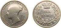 Great Britain 6 Pence Great Britain United Kingdom 1842 6 Pence - Victoria (1st portrait; 1st type) Silver (.925) (601900) 2.83g VF KM 733 Sp 3908 Sp -
