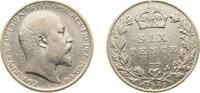 Great Britain 6 Pence Great Britain United Kingdom 1903 6 Pence - Edward VII Silver (.925) (5410000) 2.83g VF KM 799 Sp 3983 -