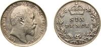 Great Britain 6 Pence Great Britain United Kingdom 1905 6 Pence - Edward VII Silver (.925) (4235500) 2.83g AU KM 799 Sp 3983 -