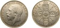 Great Britain 1 Florin Great Britain United Kingdom 1922 1 Florin - George V (2nd issue) Silver (.500) (23861000) 11.31g AU KM 817a Sp 4022 -