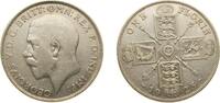 Great Britain 1 Florin Great Britain United Kingdom 1925 1 Florin - George V (2nd issue) Silver (.500) (1404100) 11.2g VF KM 817a Sp 4022 -