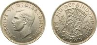 Great Britain ½ Crown Great Britain United Kingdom 1939 ½ Crown - George VI (1st type) Silver (.500) (15478600) 14.14g AU KM 856 Sp 4080 -