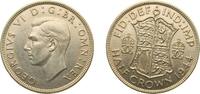 Great Britain ½ Crown Great Britain United Kingdom 1944 ½ Crown - George VI (1st type) Silver (.500) (15255100) 14.14g AU KM 856 Sp 4080 -
