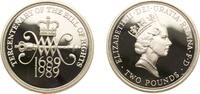 Great Britain 2 Pounds Great Britain United Kingdom 1989 2 Pounds - Elizabeth II (Bill of Rights; Silver Proof) Silver (.925) Royal Mint (25000) 15.98g -