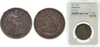 United States ½ Dollar United States Federal republic 1871 ½ Dollar Seated Liberty Half Dollar (with motto) Silver (.900) (.100 copper) Philadelphia -