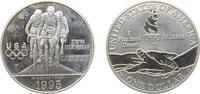 United States 1 Dollar United States Federal republic 1995 P 1 Dollar (Atlanta Olympics - Cycling) Silver (.900) Philadelphia Mint (118795) 26.73g PF K -