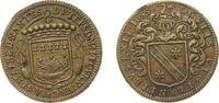 France Jeton France Kingdom 1655 Jeton - Mayor of Nantes (Jean Fournier) Brass 5.7g AU F 8863 -