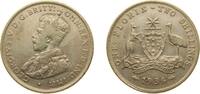 Australia 1 Florin Australia Commonwealth 1936 1 Florin - George V Silver (.925) (2382000) 11.31g XF KM 27 KM Pn18 -