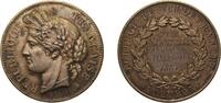 France Medal France Third Republic 1887 Medal - College de Villefranche, Aveyron Silver 16.9g UNC -