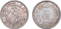 Japan 1 Yen Japan Empire M37 (1904) 年七十三治明 1 Yen - Meiji (small type) Silver (.900) Osaka Mint (6970843) 26.94g AU Y A25.3 -